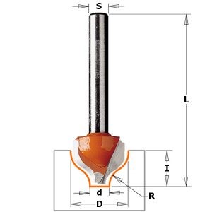 DECORATIVE OGEE BIT HW S=6 D=19X11