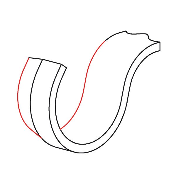 Carving knife for spoon making (Left Hand) - Image 2