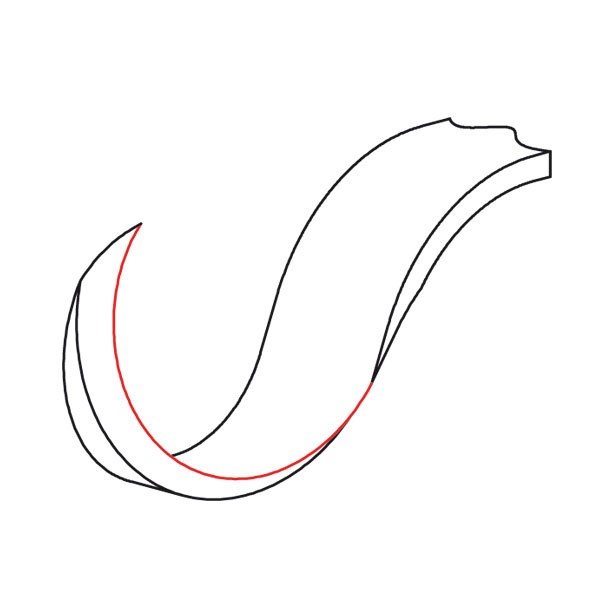 Carving Knife For Spoon Making (Small Right) - Image 2