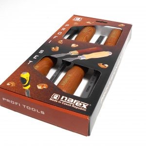 Narex Premium Mortise Chisel 4 Piece Set