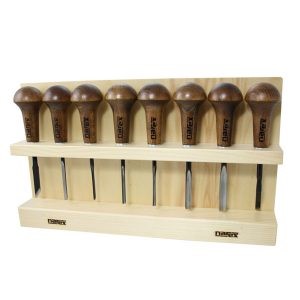 Narex Profi 8 piece palm set in rack