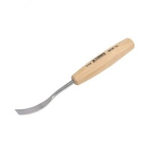Narex Curved Carving Chisel - Straight Profile
