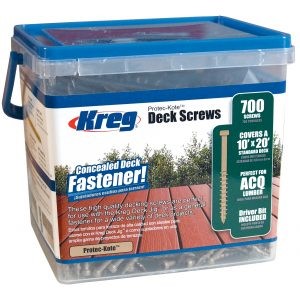 Kreg Protec-Kote Deck Screw - 51mm, #8 Coarse, Pan head, 700ct
