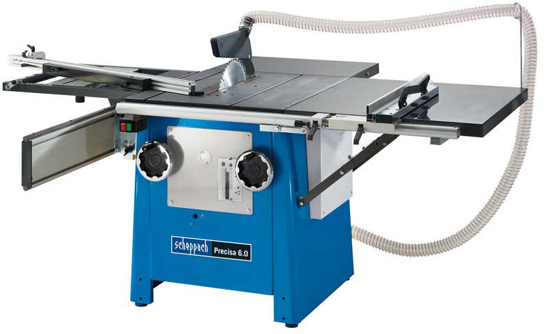 Scheppach Precisa 6.0 240v 12inch Precision Table Saw, Rear Table & 2m Sliding Carriage - Image 4
